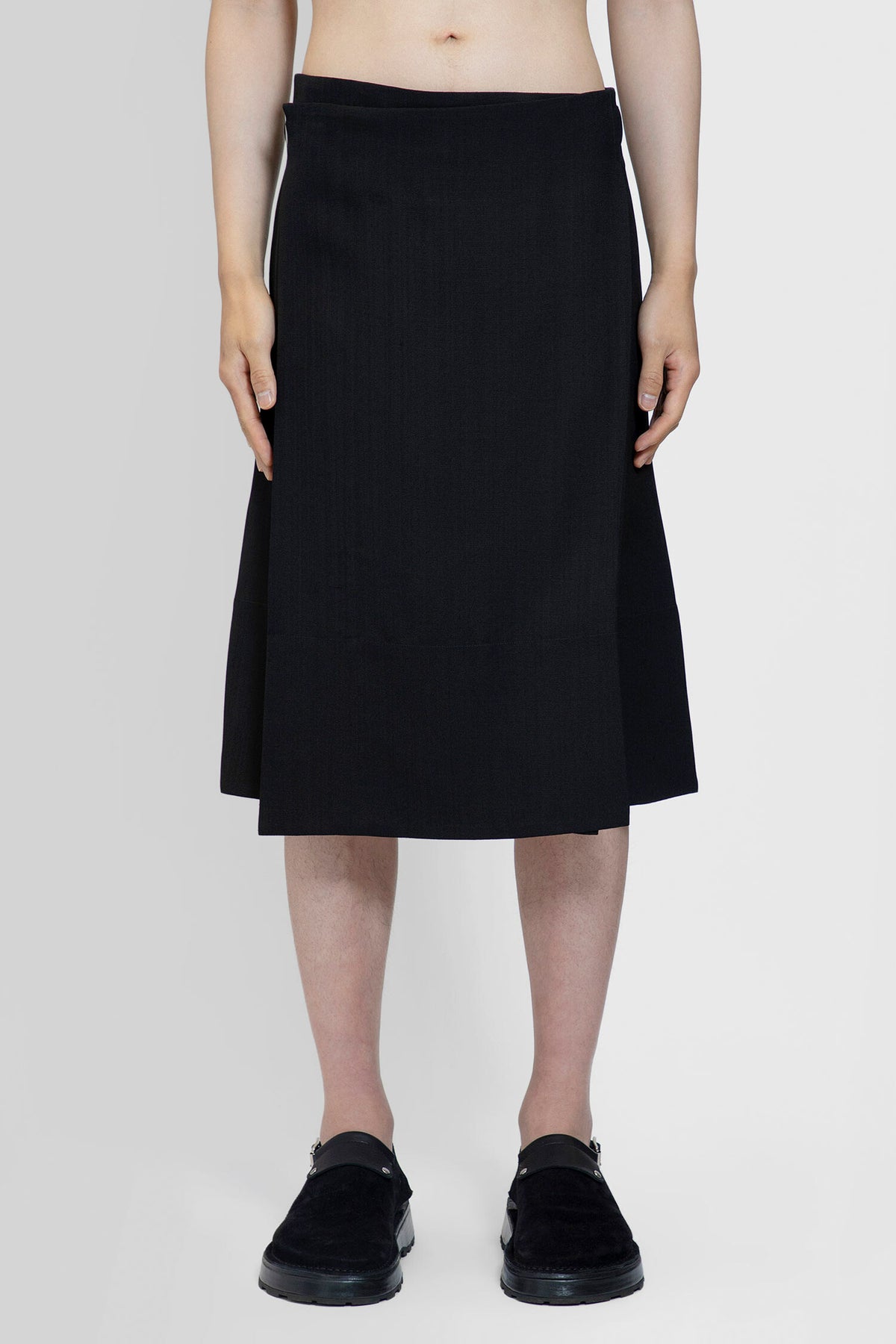 JIL SANDER JIL SANDER SKIRTS BLACK MAN man
