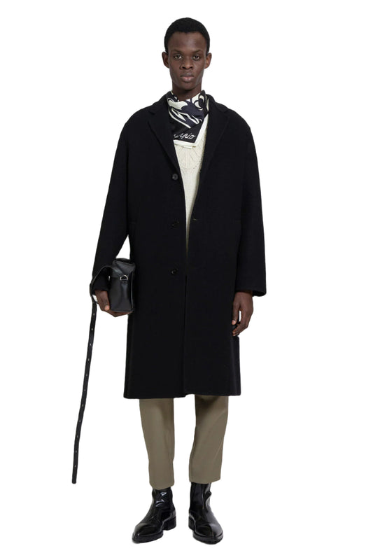 JIL SANDER MAN BLACK COATS - Antonioli.eu
