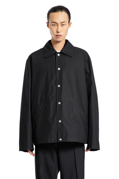 JIL SANDER MAN BLACK JACKETS