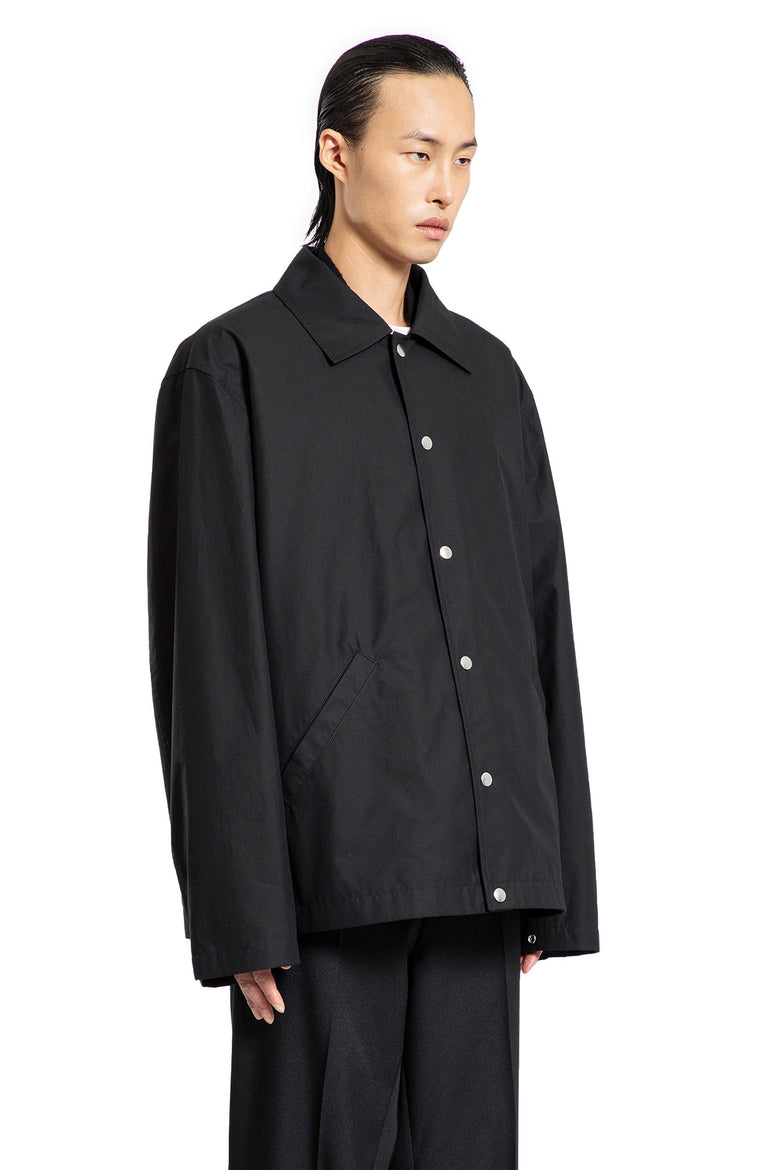 JIL SANDER MAN BLACK JACKETS