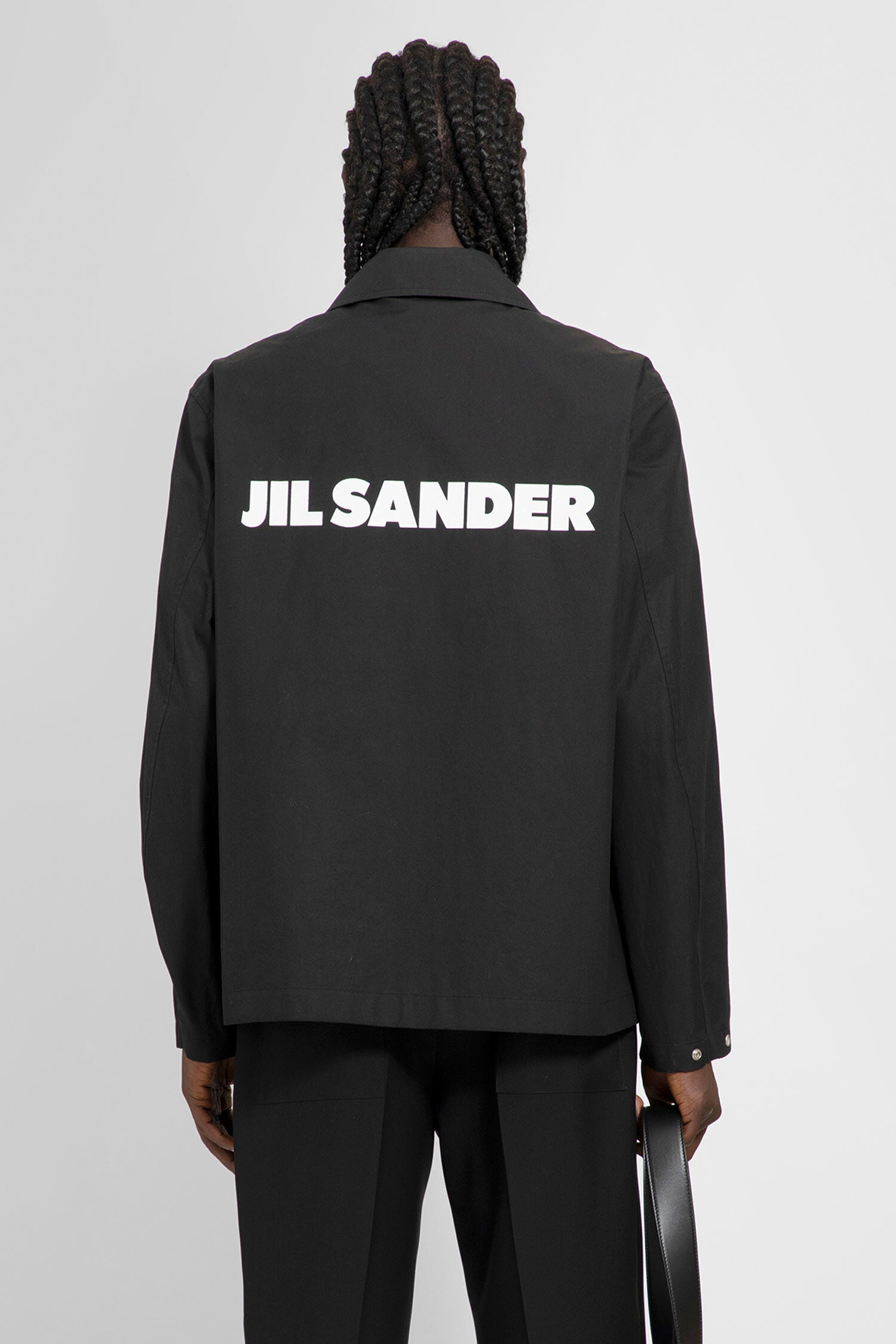 JIL SANDER MAN BLACK JACKETS