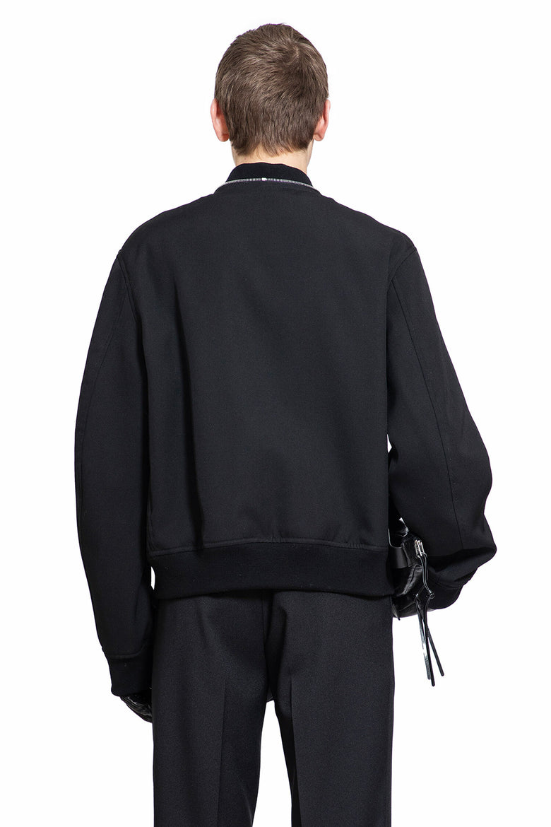 JIL SANDER MAN BLACK JACKETS