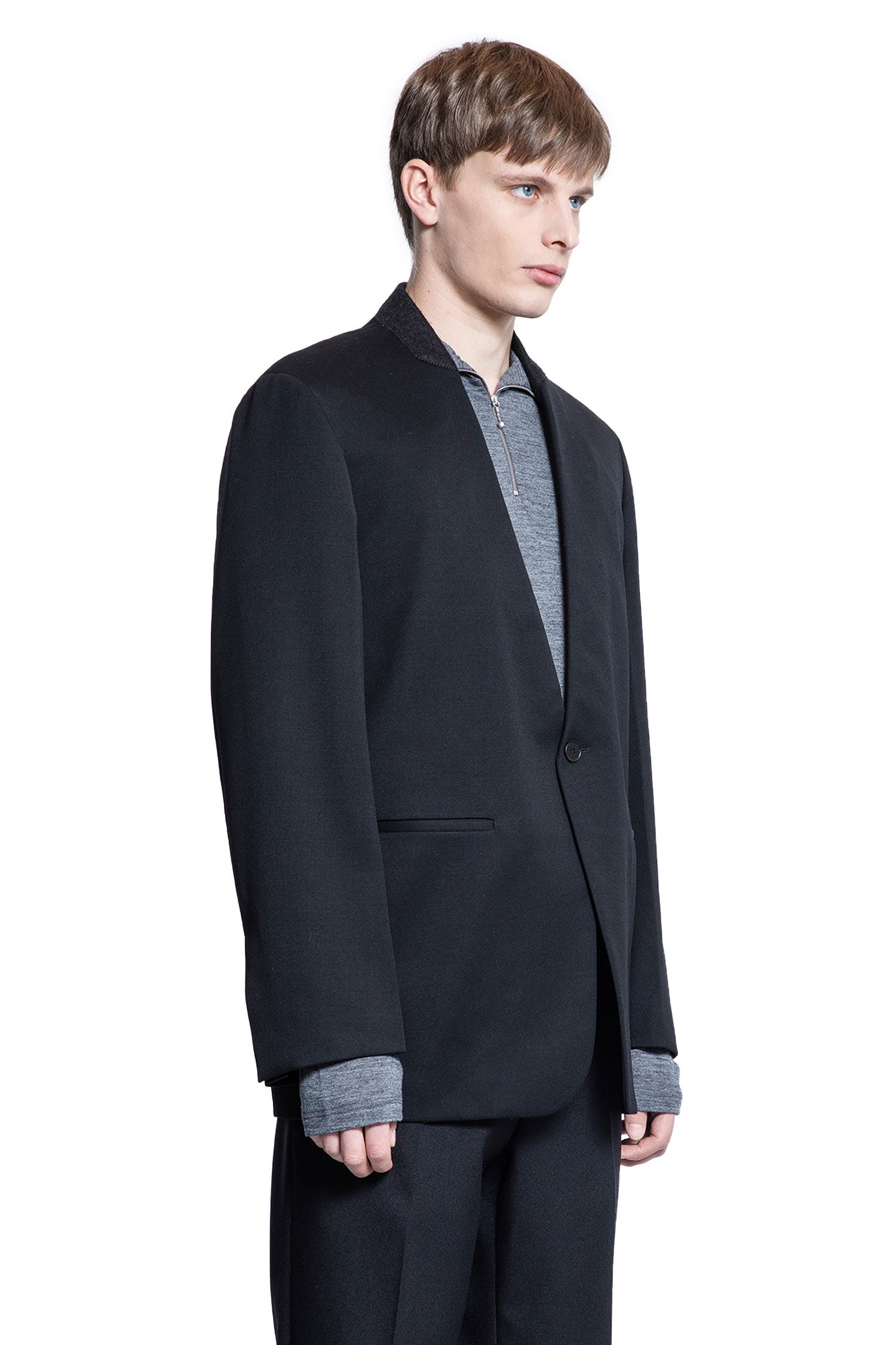 JIL SANDER MAN BLACK BLAZERS