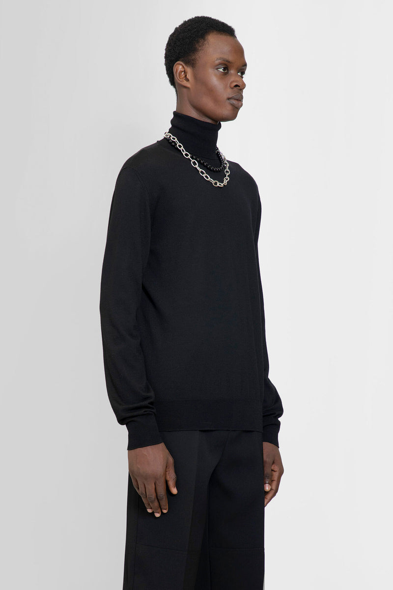 JIL SANDER MAN BLACK KNITWEAR - JIL SANDER - KNITWEAR | Antonioli