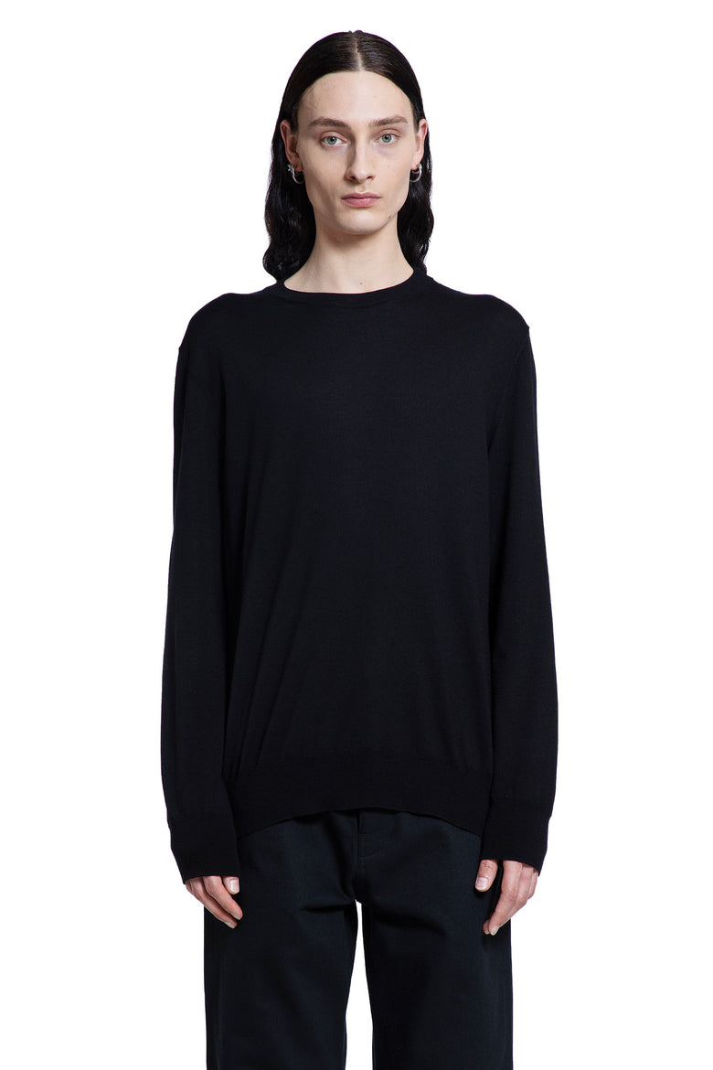 JIL SANDER MAN BLACK KNITWEAR