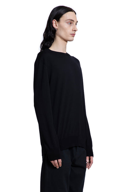 JIL SANDER MAN BLACK KNITWEAR