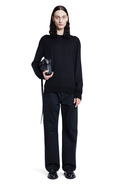 JIL SANDER MAN BLACK KNITWEAR