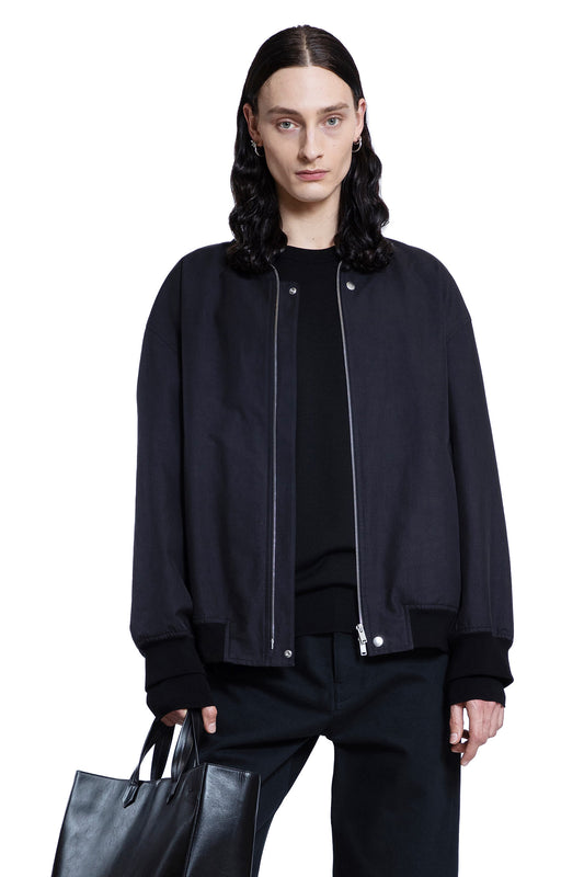 JIL SANDER MAN BLACK JACKETS