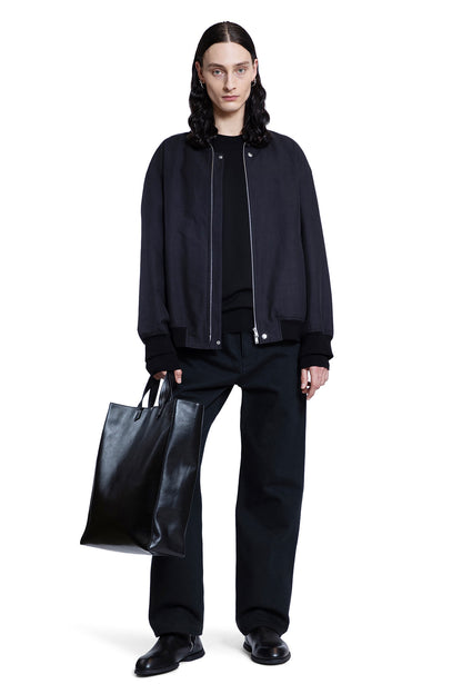 JIL SANDER MAN BLACK JACKETS