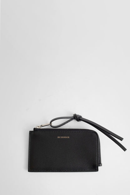 JIL SANDER MAN BLACK WALLETS & CARDHOLDERS