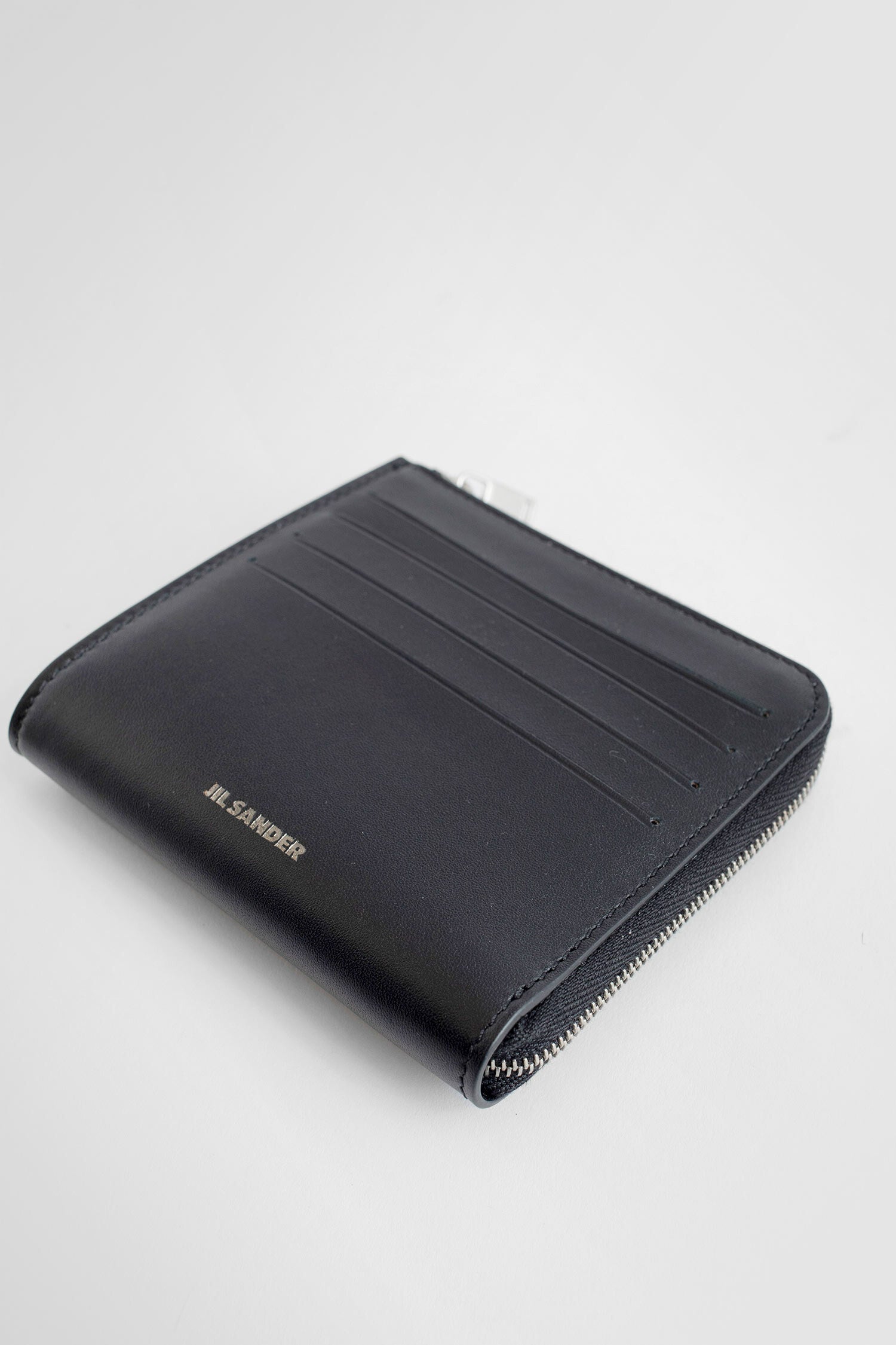 JIL SANDER MAN BLACK WALLETS & CARDHOLDERS