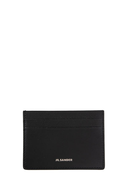 JIL SANDER MAN BLACK WALLETS & CARDHOLDERS