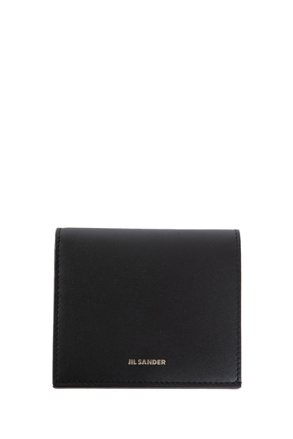 JIL SANDER MAN BLACK WALLETS & CARDHOLDERS