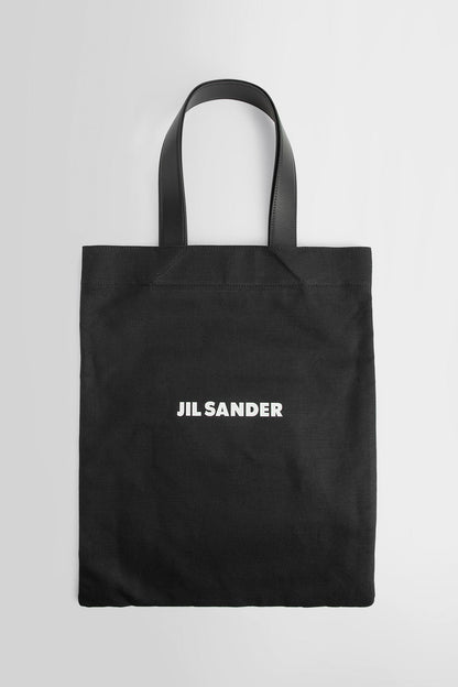 JIL SANDER MAN BLACK TOTE BAGS