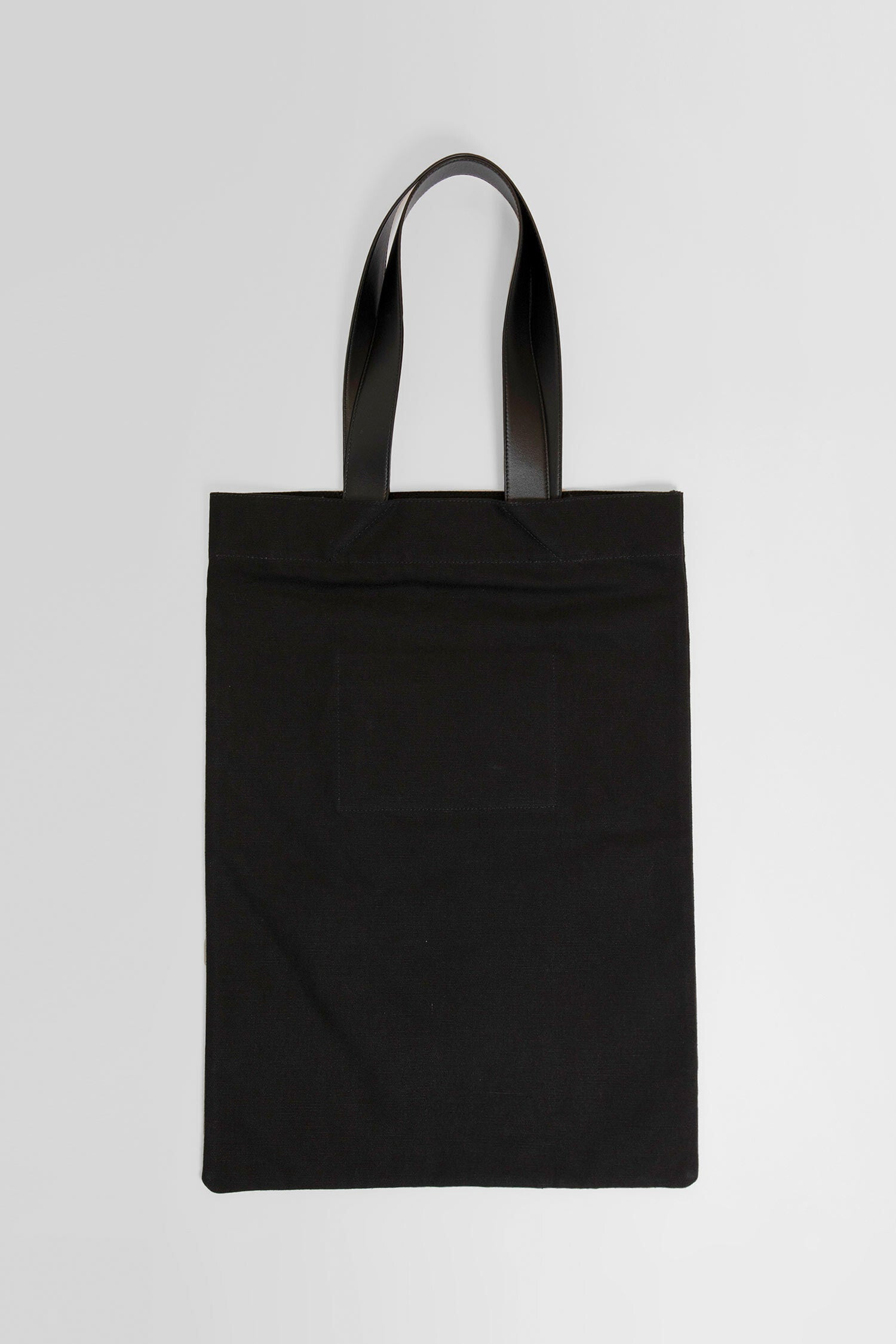 JIL SANDER MAN BLACK TOTE BAGS