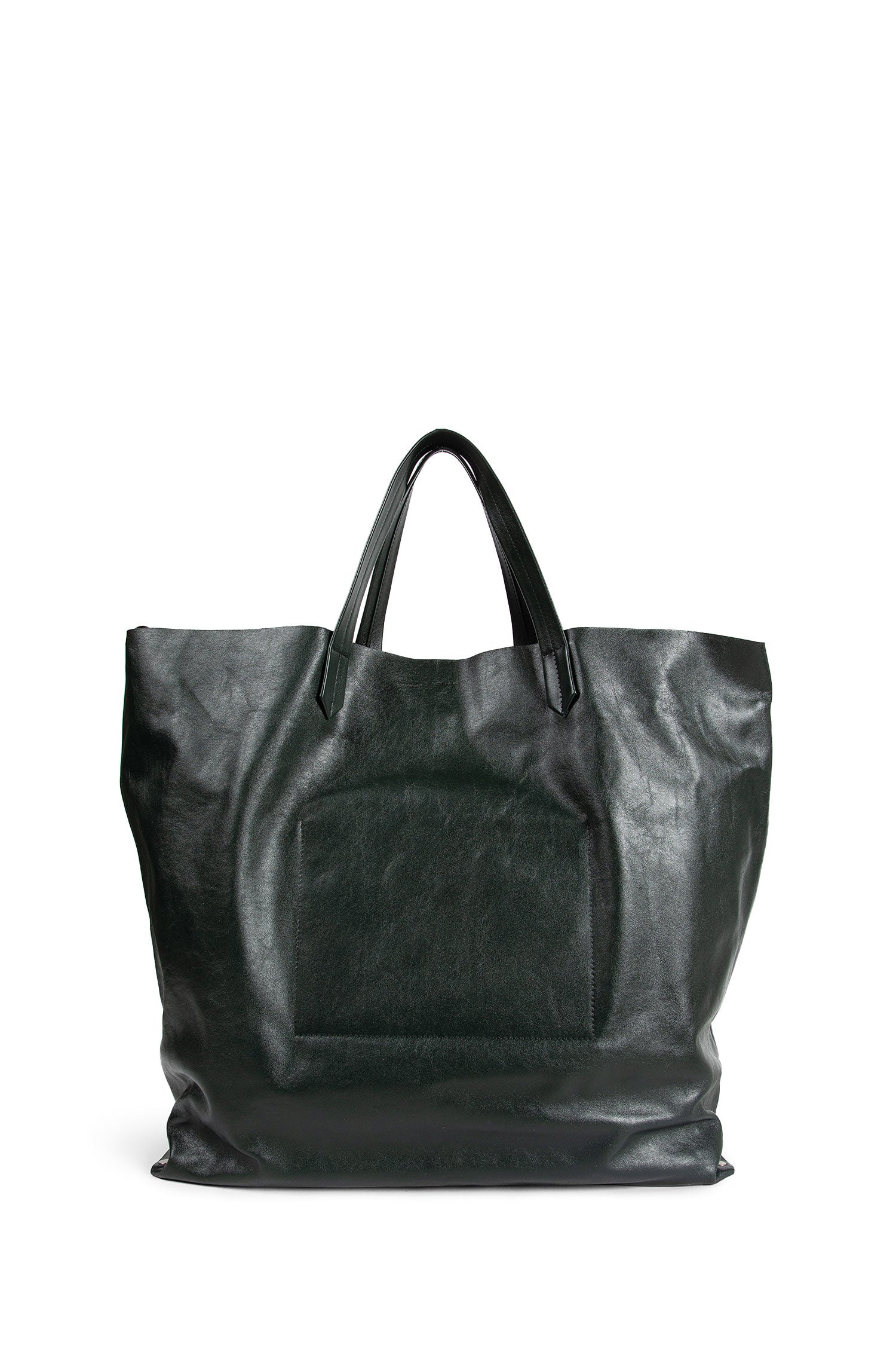 Tape Leather Tote Bag