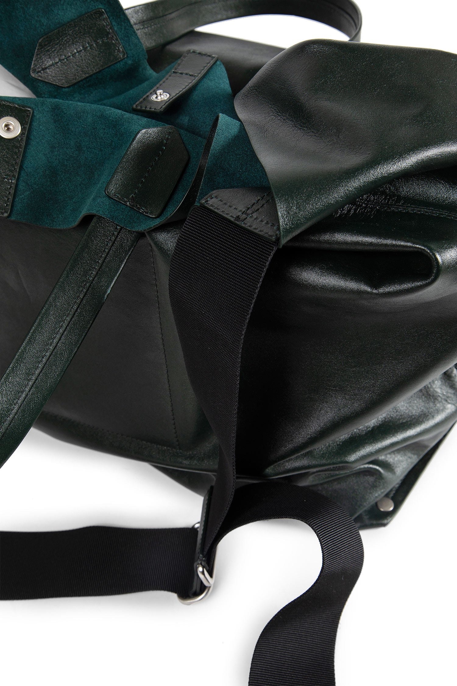 Tape Leather Tote Bag