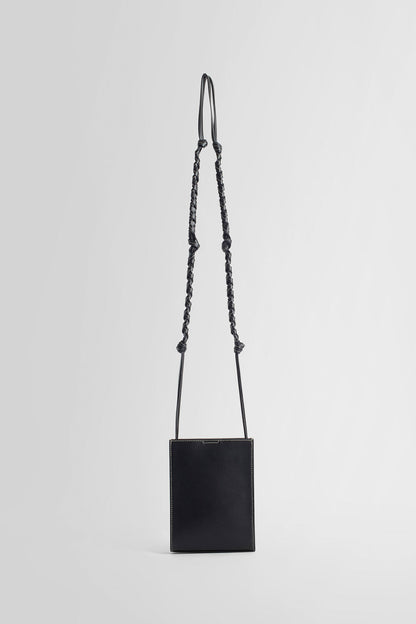 JIL SANDER MAN BLACK SHOULDER BAGS