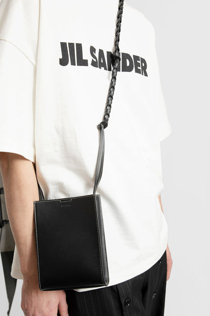 JIL SANDER MAN BLACK SHOULDER BAGS