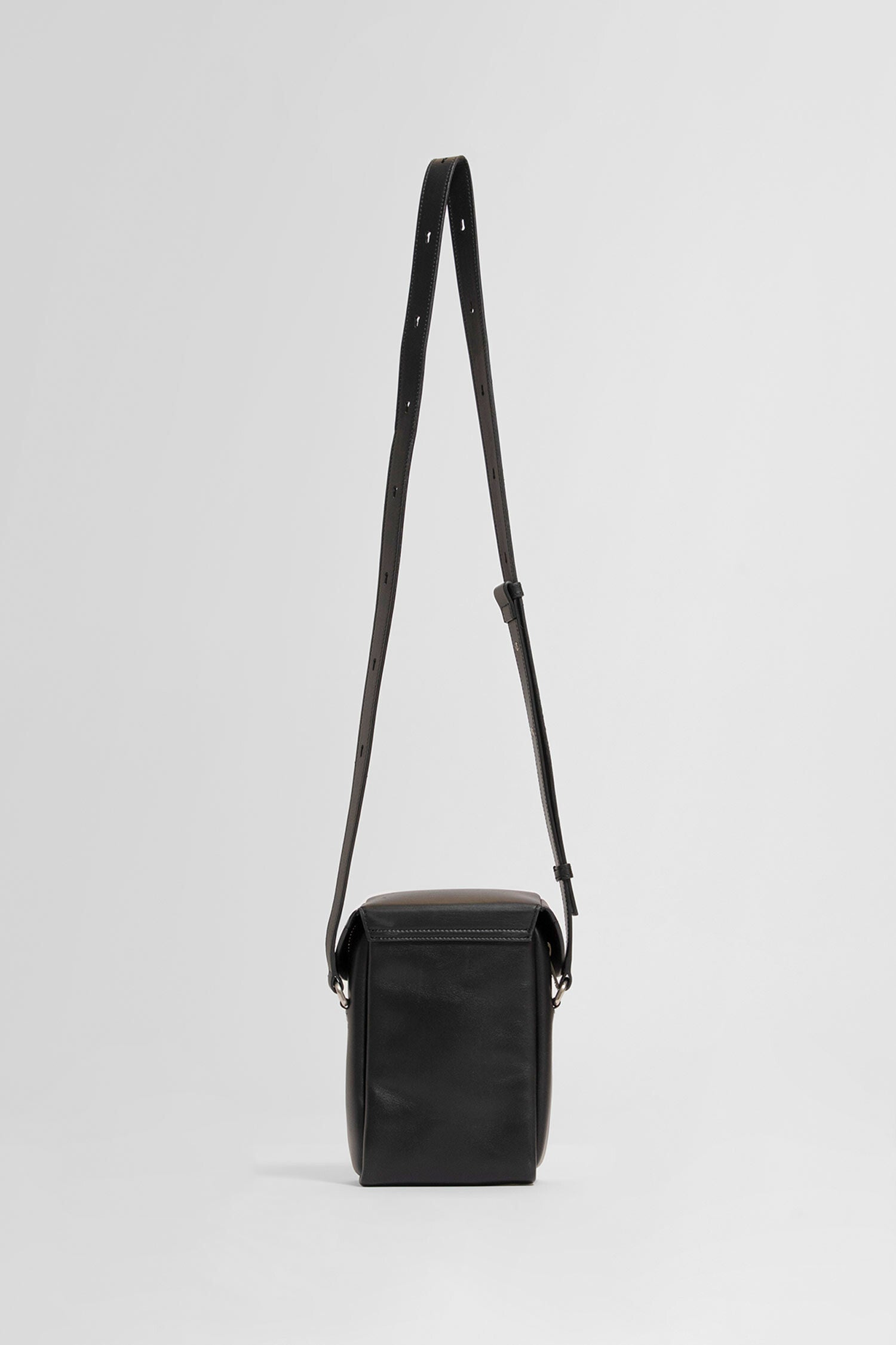 JIL SANDER MAN BLACK CROSSBODY BAGS