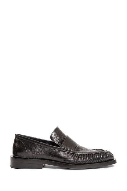 JIL SANDER MAN BLACK LOAFERS & FLATS