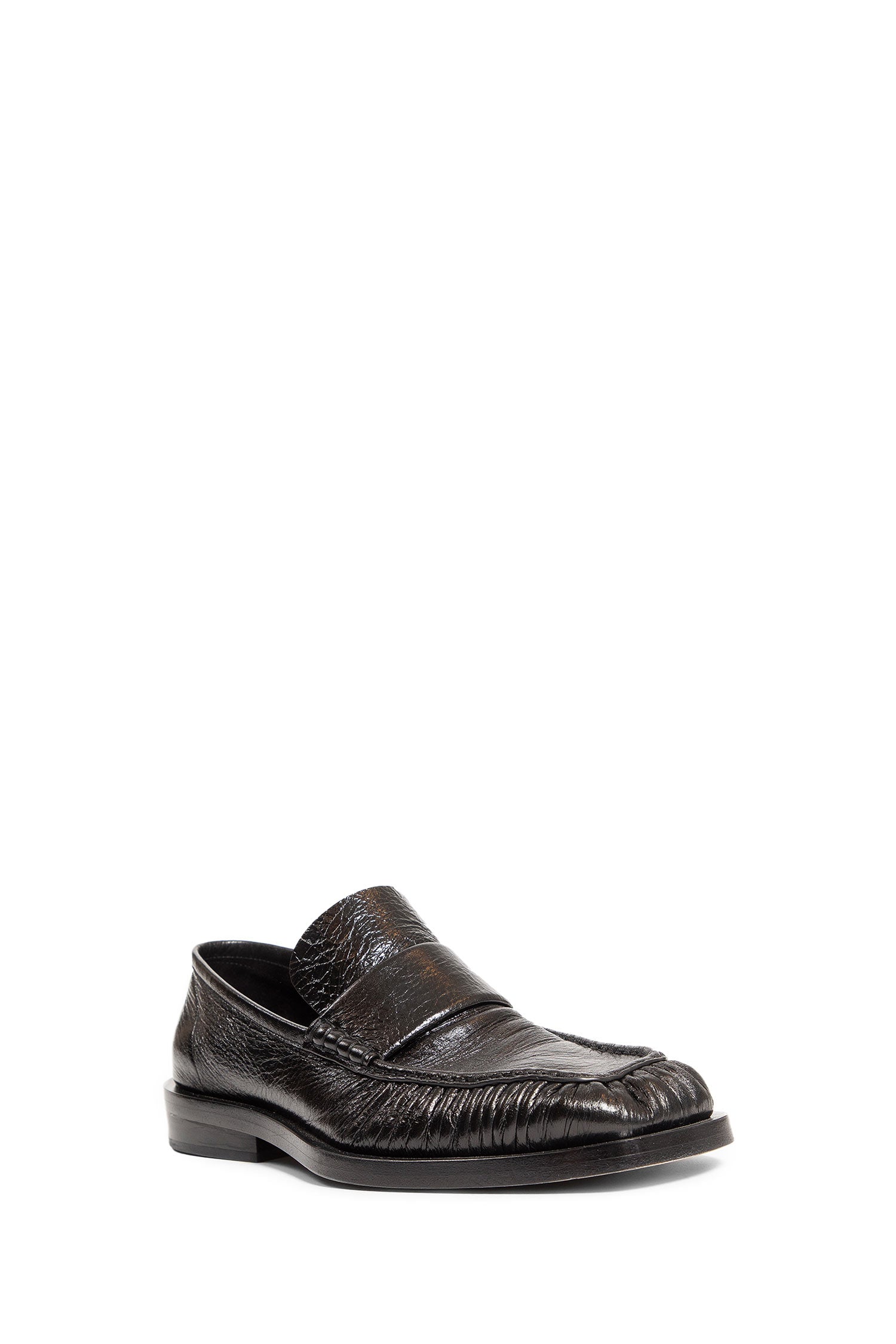 JIL SANDER MAN BLACK LOAFERS & FLATS