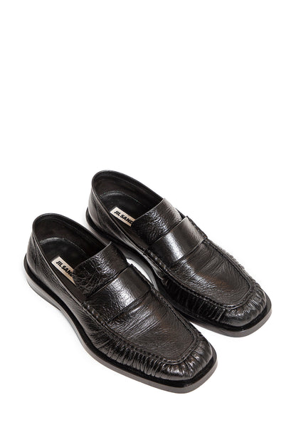 JIL SANDER MAN BLACK LOAFERS & FLATS