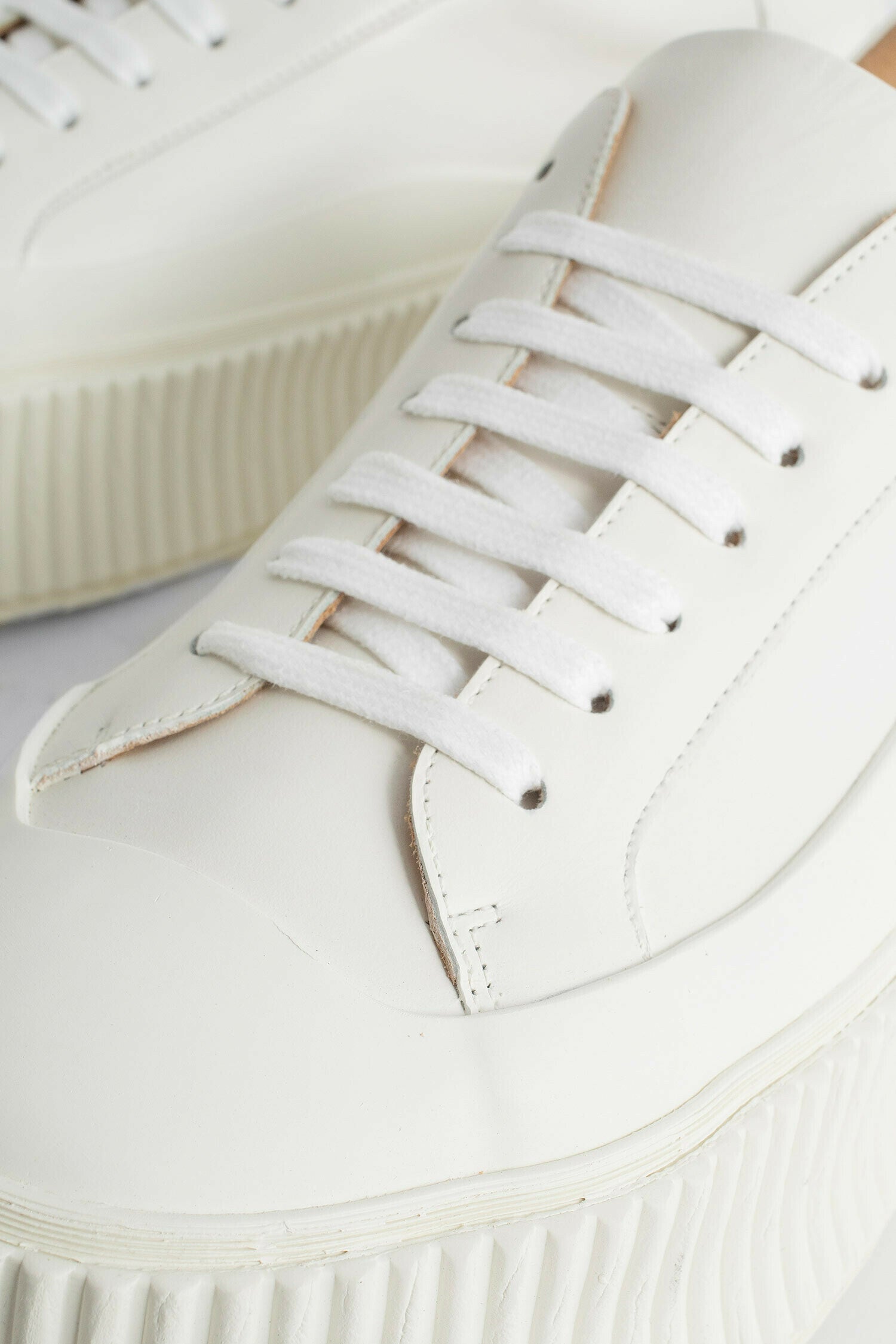 JIL SANDER MAN WHITE SNEAKERS