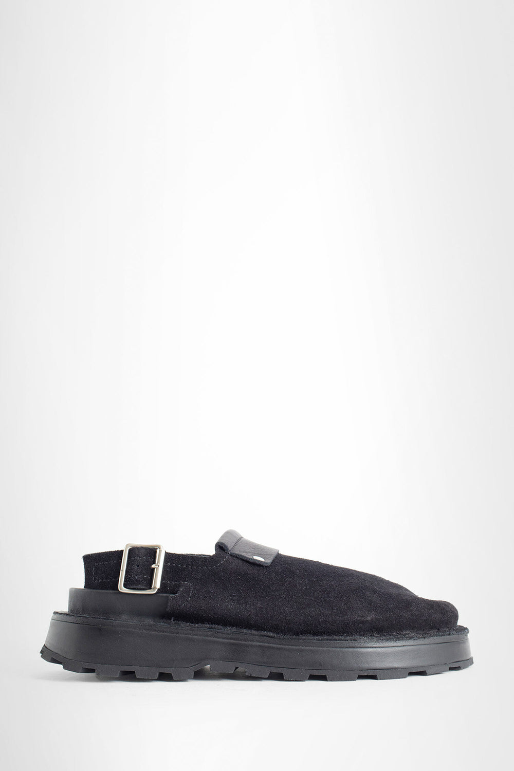 JIL SANDER MAN BLACK SANDALS & SLIDES