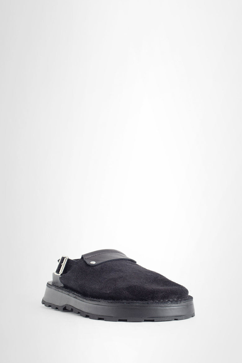 JIL SANDER MAN BLACK SANDALS & SLIDES