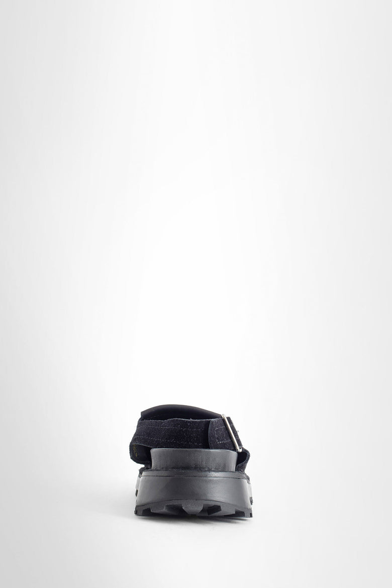 JIL SANDER MAN BLACK SANDALS & SLIDES