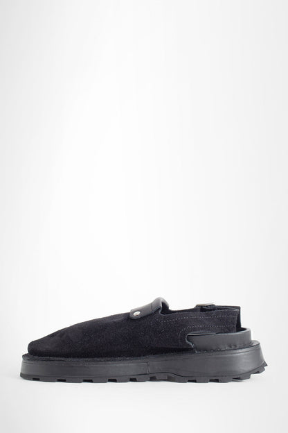 JIL SANDER MAN BLACK SANDALS & SLIDES