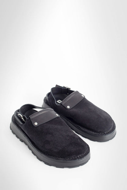 JIL SANDER MAN BLACK SANDALS & SLIDES