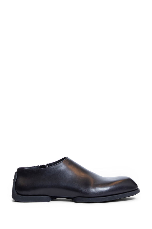 JIL SANDER MAN BLACK LOAFERS & FLATS