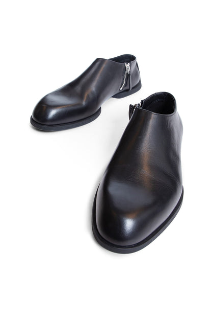 JIL SANDER MAN BLACK LOAFERS & FLATS