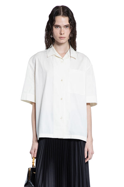 JIL SANDER WOMAN OFF-WHITE SHIRTS