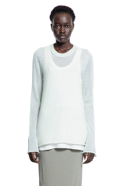 JIL SANDER WOMAN GREEN KNITWEAR