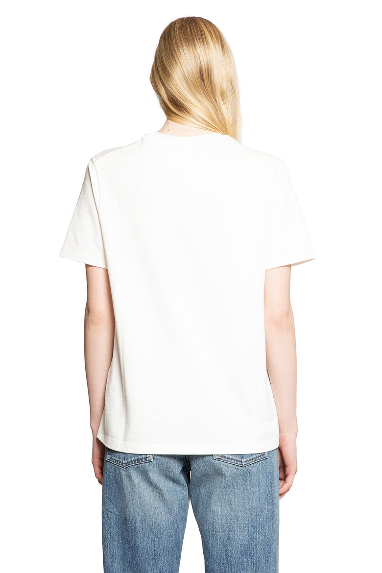 JIL SANDER WOMAN WHITE T-SHIRTS & TANK TOPS