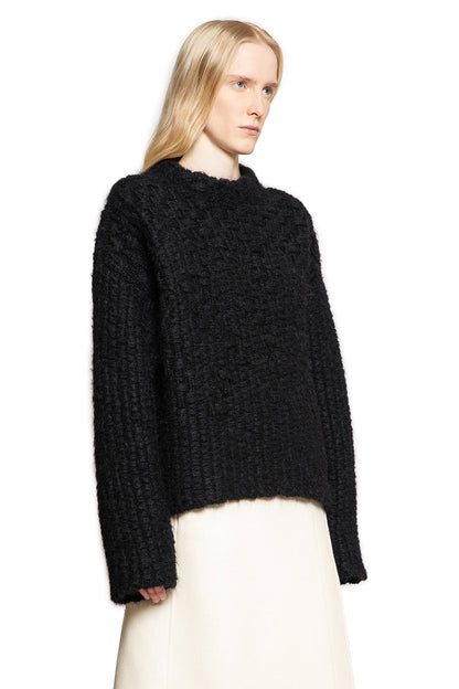 JIL SANDER WOMAN BLACK KNITWEAR