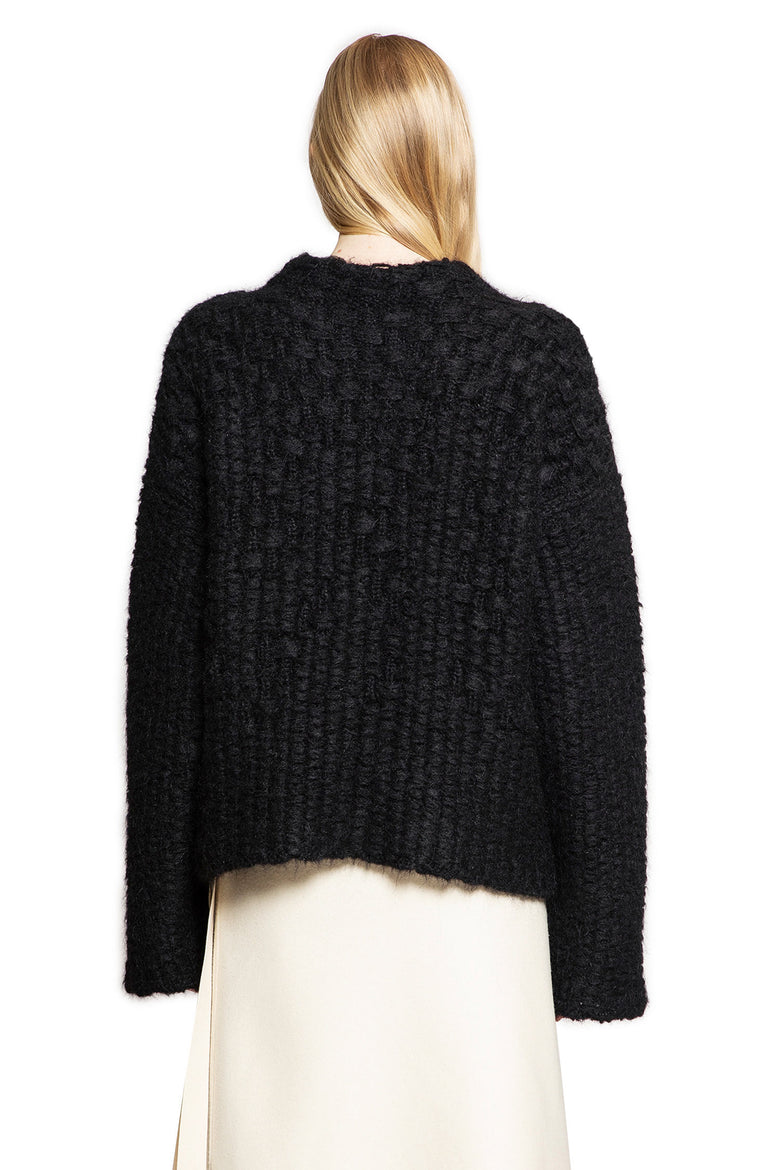 JIL SANDER WOMAN BLACK KNITWEAR