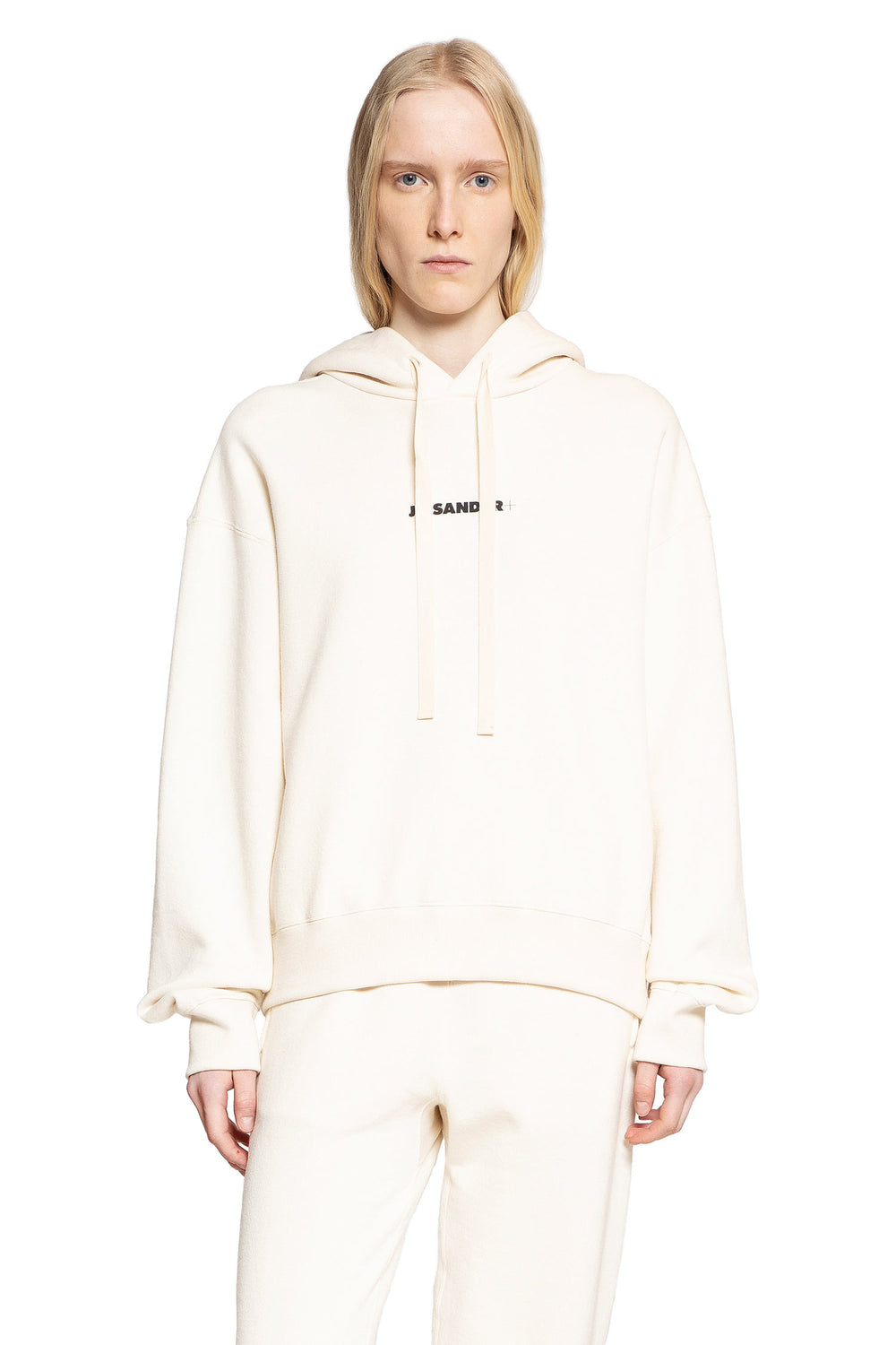 JIL SANDER WOMAN BEIGE SWEATSHIRTS