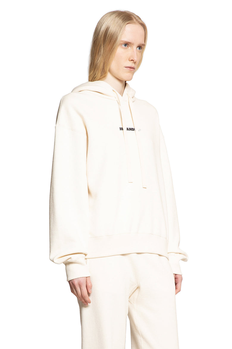 JIL SANDER WOMAN BEIGE SWEATSHIRTS