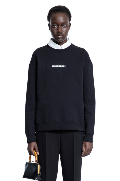 JIL SANDER WOMAN BLACK SWEATSHIRTS