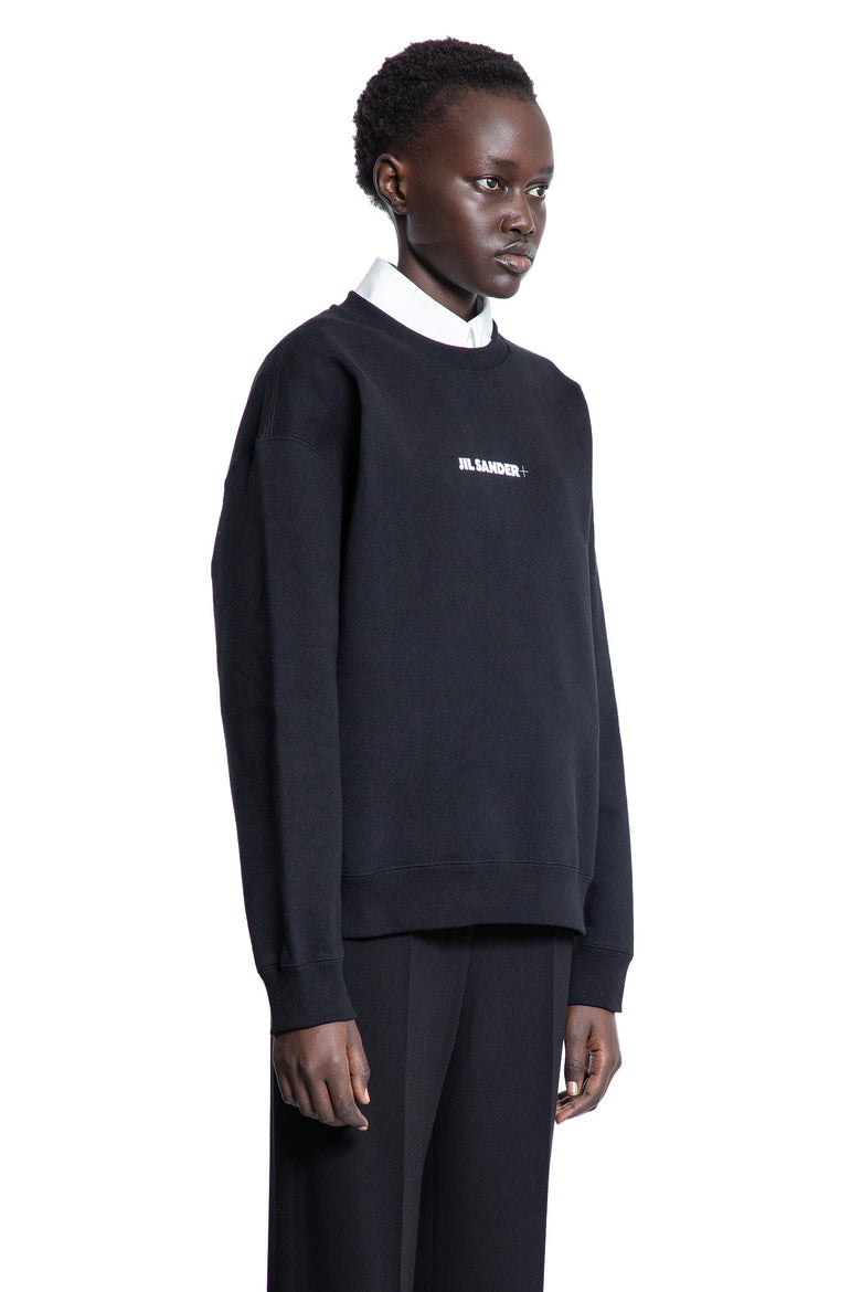 JIL SANDER WOMAN BLACK SWEATSHIRTS