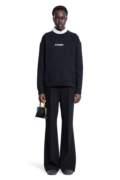 JIL SANDER WOMAN BLACK SWEATSHIRTS