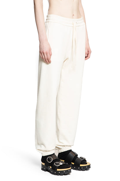 JIL SANDER WOMAN OFF-WHITE TROUSERS