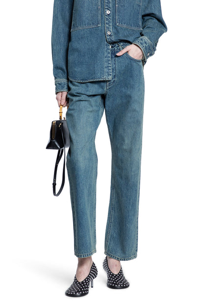 JIL SANDER WOMAN BLUE JEANS