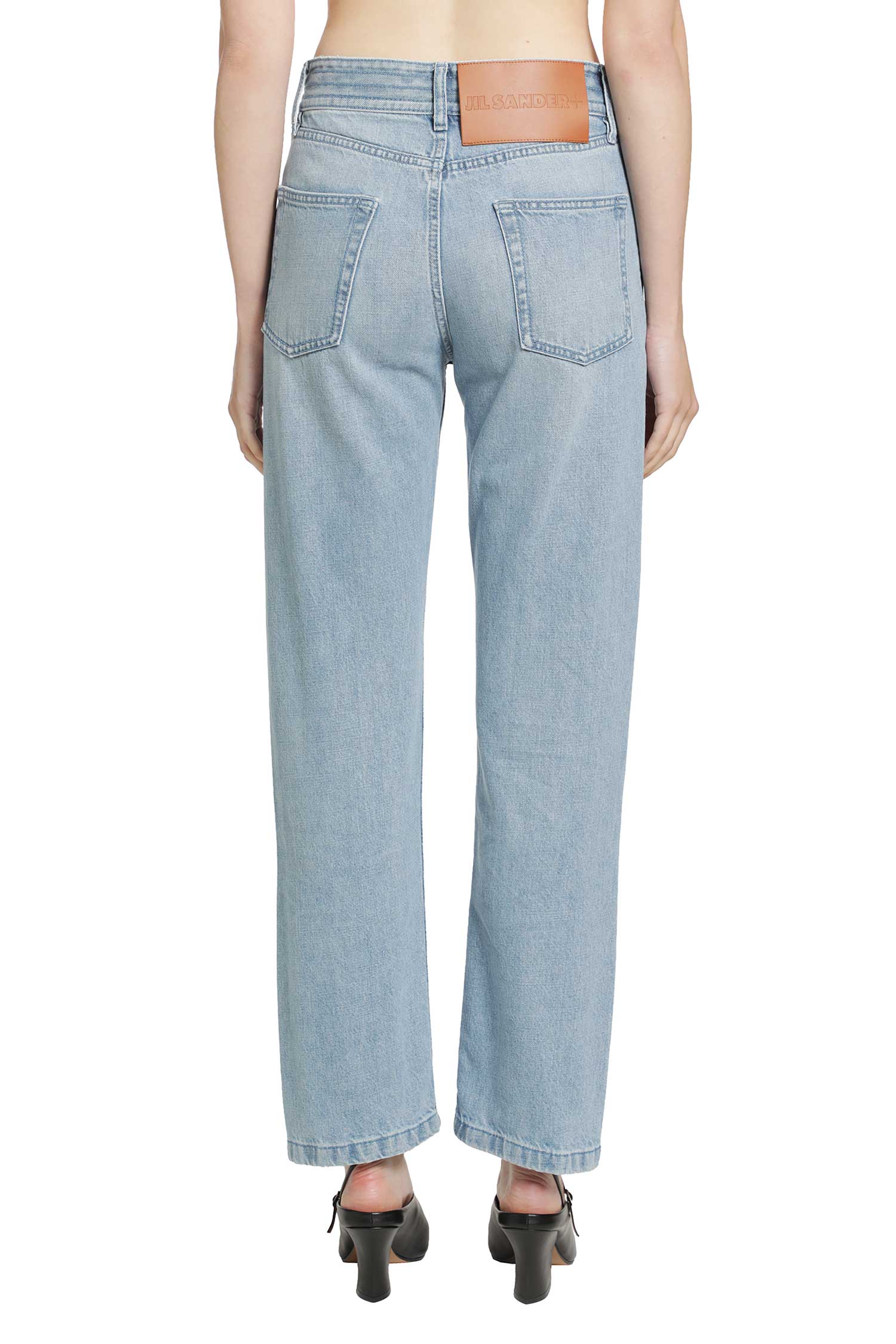 JIL SANDER Regular Denim Trousers woman