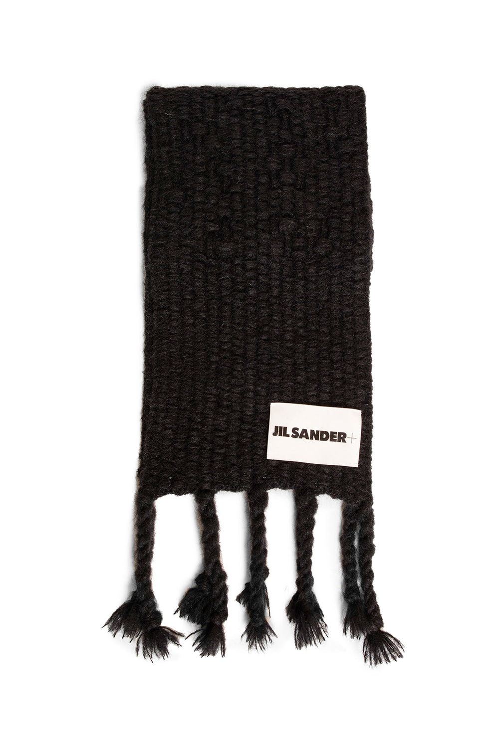 JIL SANDER WOMAN BLACK SCARVES