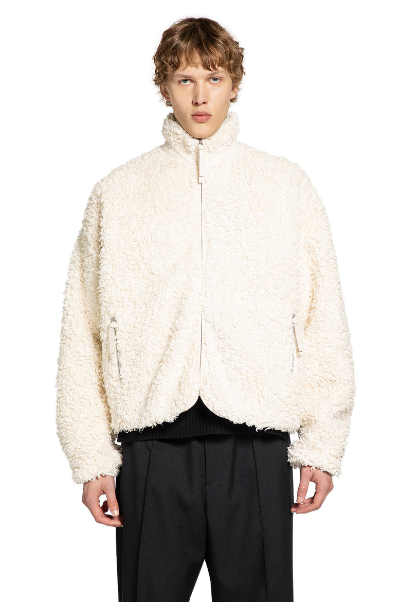 JIL SANDER MAN OFF-WHITE JACKETS